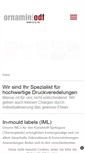 Mobile Screenshot of ornamin.de